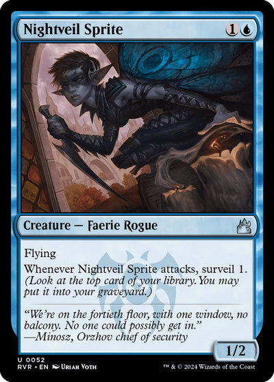 Nightveil Sprite (52) (Ravnica Remastered)