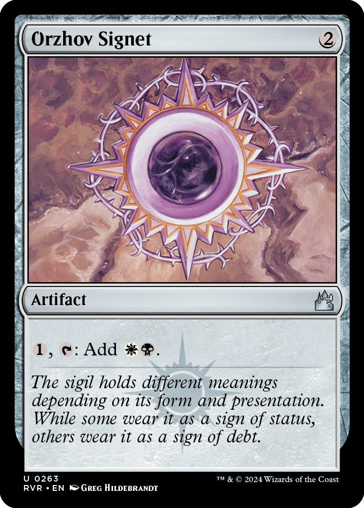 Orzhov Signet (263) (Ravnica Remastered)