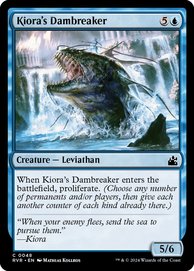Kiora's Dambreaker (48) (Ravnica Remastered)