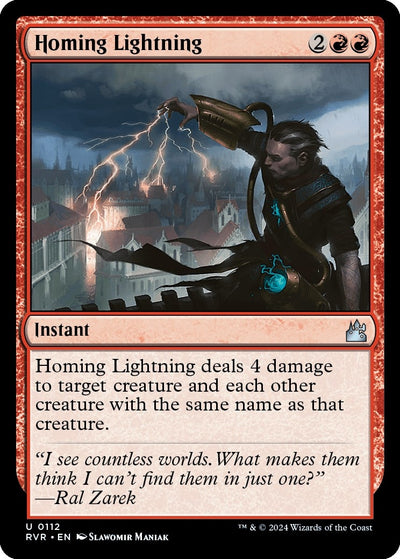 Homing Lightning (112) (Ravnica Remastered)