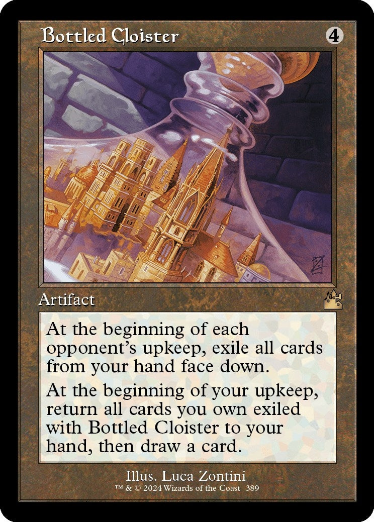 Bottled Cloister (Retro Frame) (389) (Ravnica Remastered)