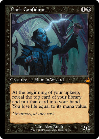 Dark Confidant (Retro Frame) (323) (Ravnica Remastered)