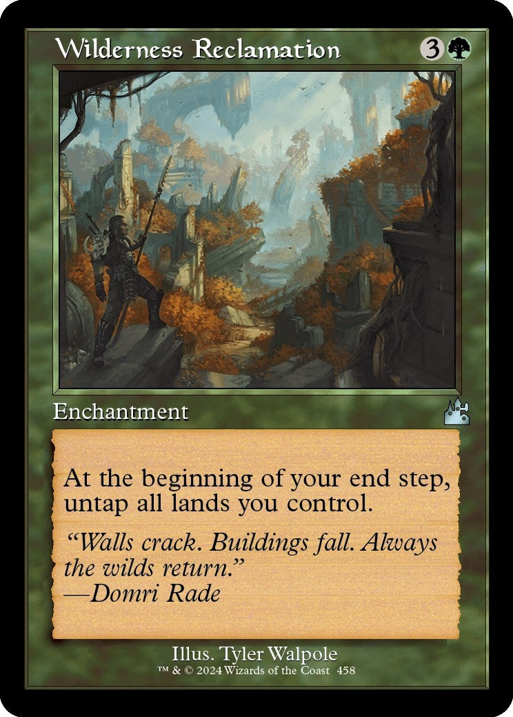 Wilderness Reclamation (Retro Frame) (458) (Ravnica Remastered)