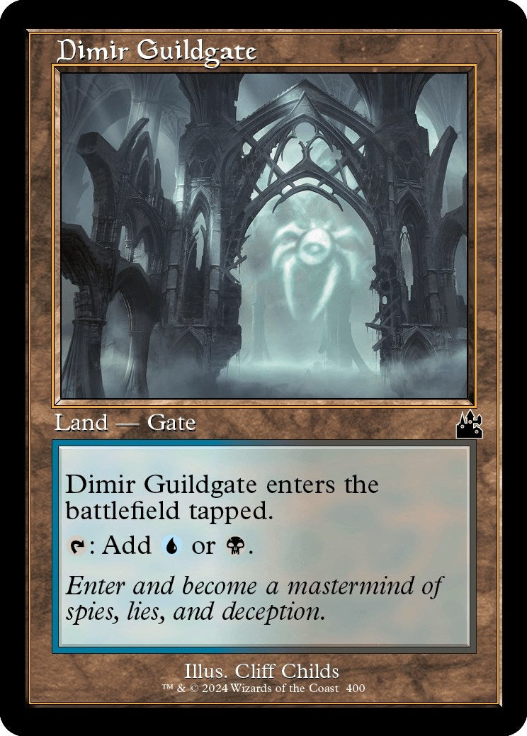 Dimir Guildgate (Retro Frame) (400) (Ravnica Remastered)