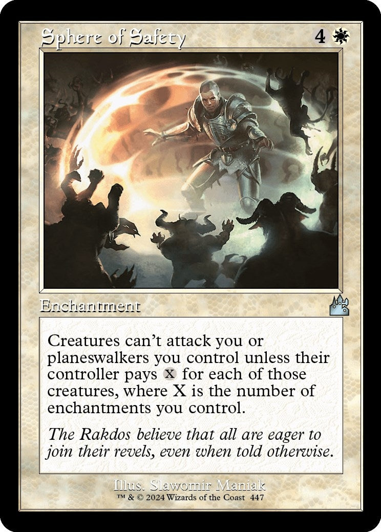 Sphere of Safety (Retro Frame) (447) (Ravnica Remastered)