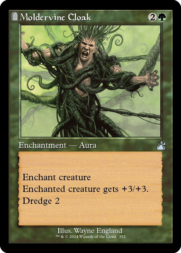 Moldervine Cloak (Retro Frame) (352) (Ravnica Remastered)