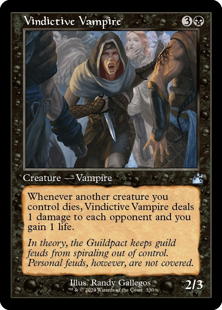 Vindictive Vampire (Retro Frame) (330) (Ravnica Remastered)