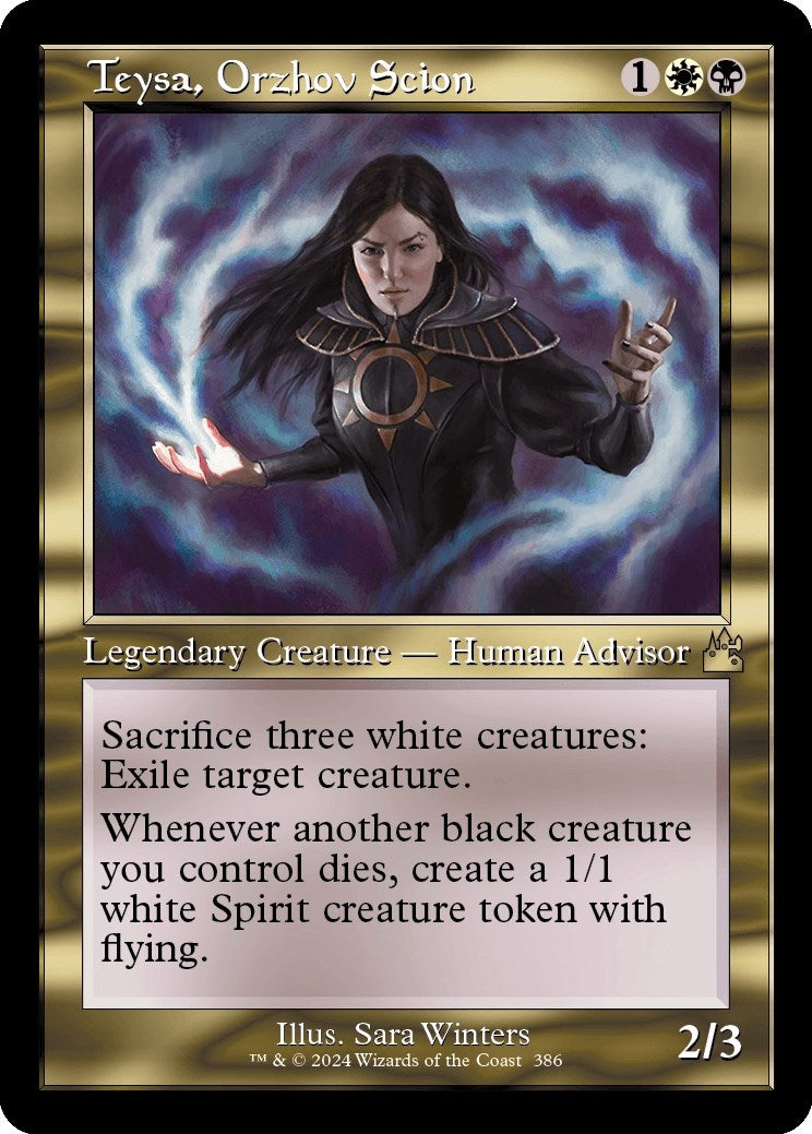 Teysa, Orzhov Scion (Retro Frame) (386) (Ravnica Remastered)