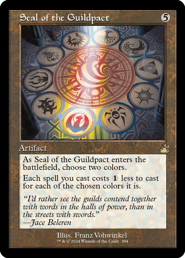 Seal of the Guildpact (Retro Frame) (394) (Ravnica Remastered)