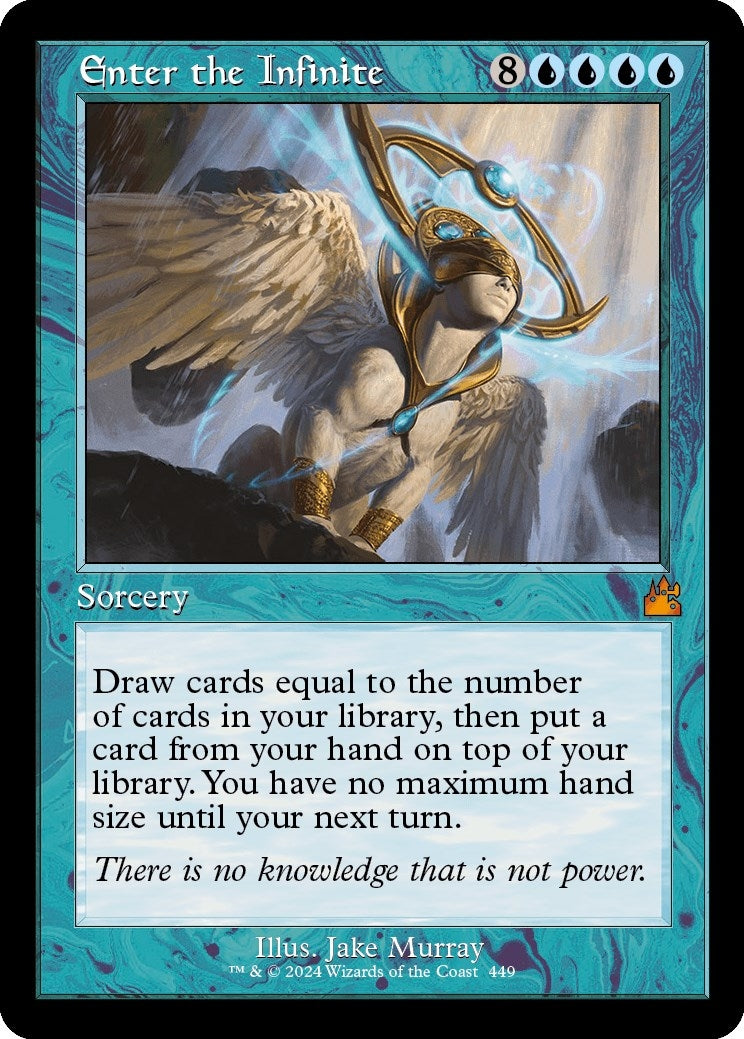 Enter the Infinite (Retro Frame) (449) (Ravnica Remastered)