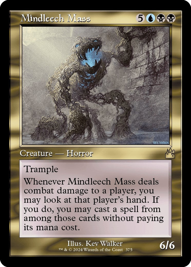 Mindleech Mass (Retro Frame) (375) (Ravnica Remastered)
