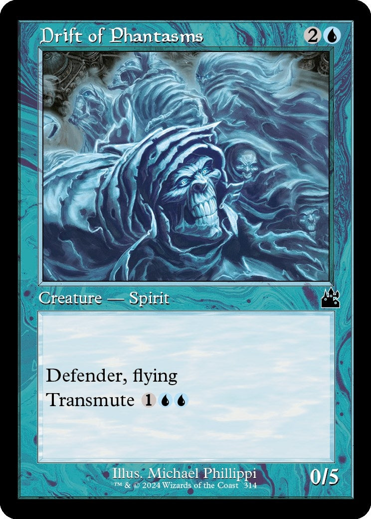 Drift of Phantasms (Retro Frame) (314) (Ravnica Remastered)