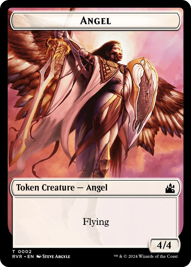 Angel Token (0002) (2) (Ravnica Remastered)