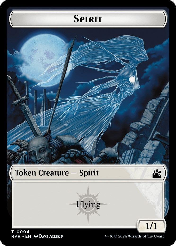 Spirit Token (0004) (4) (Ravnica Remastered)