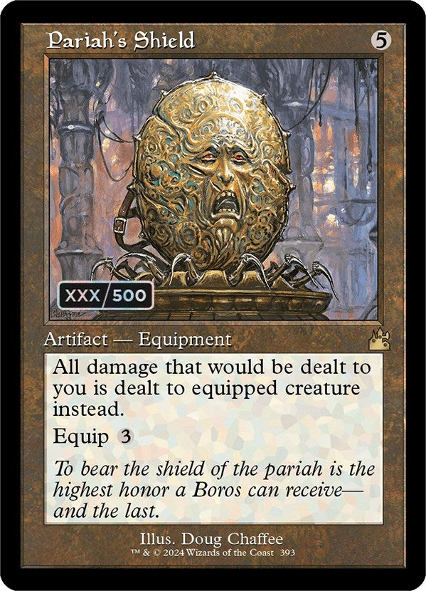 Pariah's Shield (Retro Frame) (Serial Numbered) (393) (Ravnica Remastered)