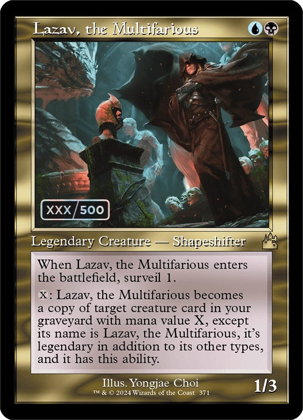 Lazav, the Multifarious (Retro Frame) (Serial Numbered) (371) (Ravnica Remastered)