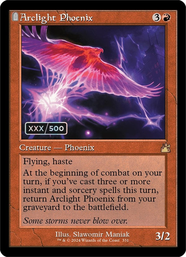 Arclight Phoenix (Retro Frame) (Serial Numbered) (331) (Ravnica Remastered)