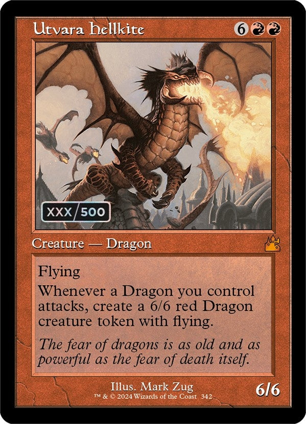 Utvara Hellkite (Retro Frame) (Serial Numbered) (342)