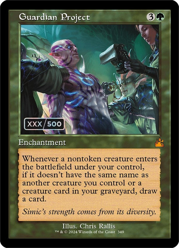 Guardian Project (Retro Frame) (Serial Numbered) (349) (Ravnica Remastered)