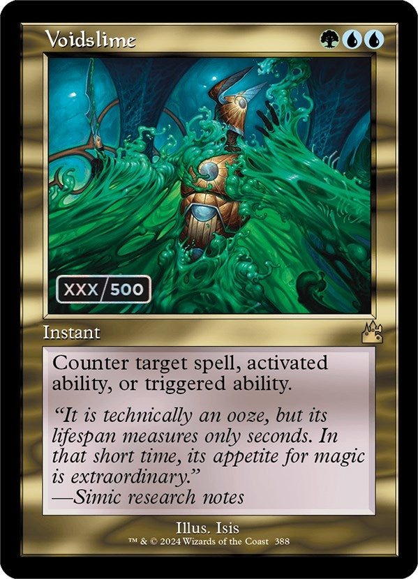 Voidslime (Retro Frame) (Serial Numbered) (388) (Ravnica Remastered)