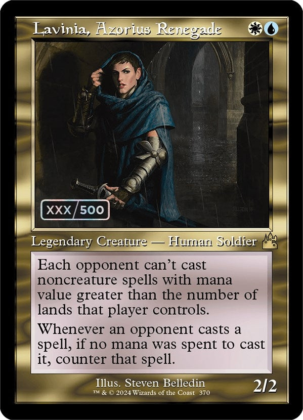 Lavinia, Azorius Renegade (Retro Frame) (Serial Numbered) (370) (Ravnica Remastered)