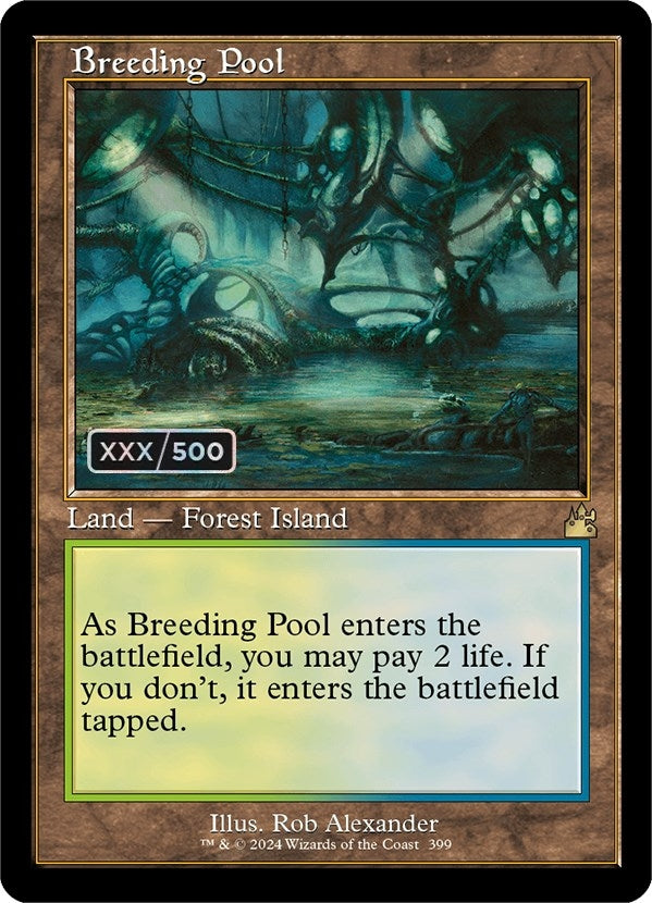 Breeding Pool (Retro Frame) (Serial Numbered) (399) (Ravnica Remastered)