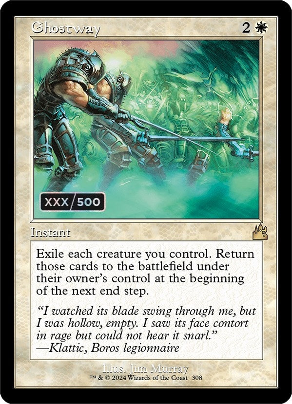 Ghostway (Retro Frame) (Serial Numbered) (308) (Ravnica Remastered)