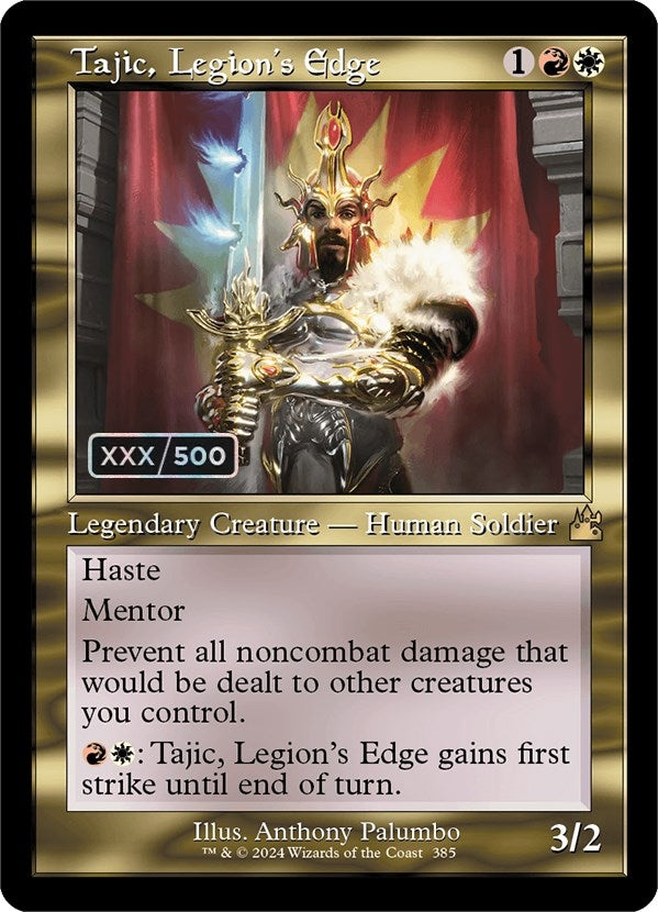 Tajic, Legion's Edge (Retro Frame) (Serial Numbered) (385) (Ravnica Remastered)