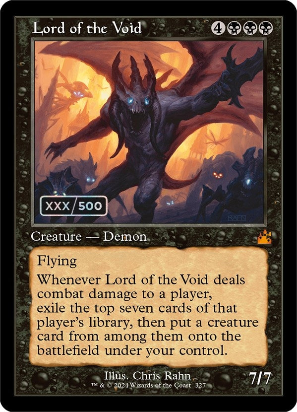 Lord of the Void (Retro Frame) (Serial Numbered) (327) (Ravnica Remastered)