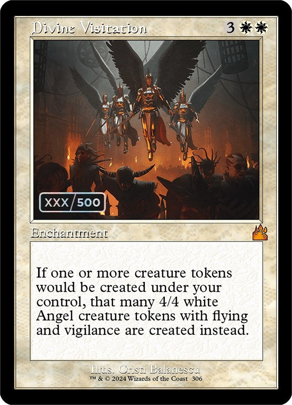 Divine Visitation (Retro Frame) (Serial Numbered) (306) (Ravnica Remastered)