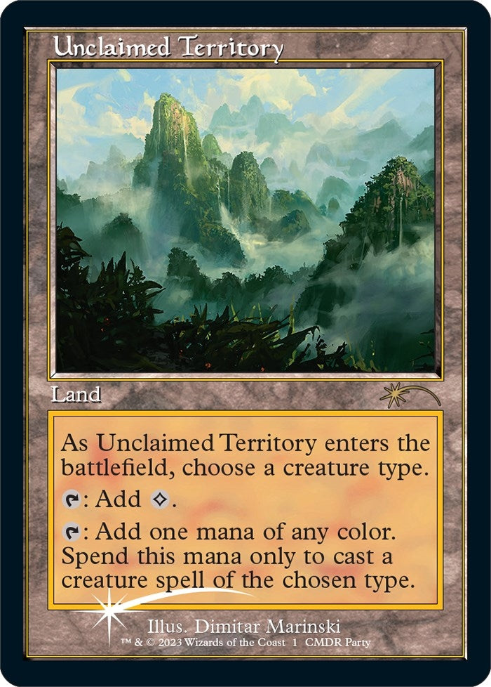 Image for Unclaimed Territory (Retro Frame) (1) - Magic: The Gathering