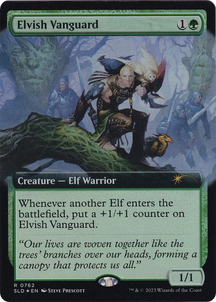 Elvish Vanguard (Extended Art) (762) (Secret Lair Drop Series)