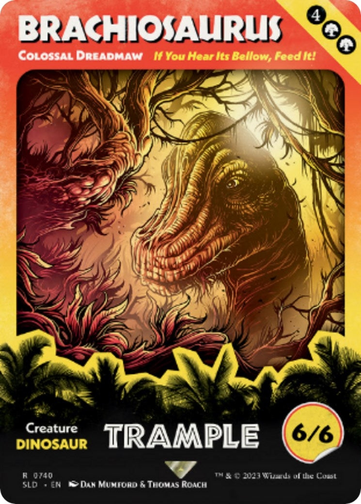 Brachiosaurus - Colossal Dreadmaw (740) (Secret Lair Drop Series)