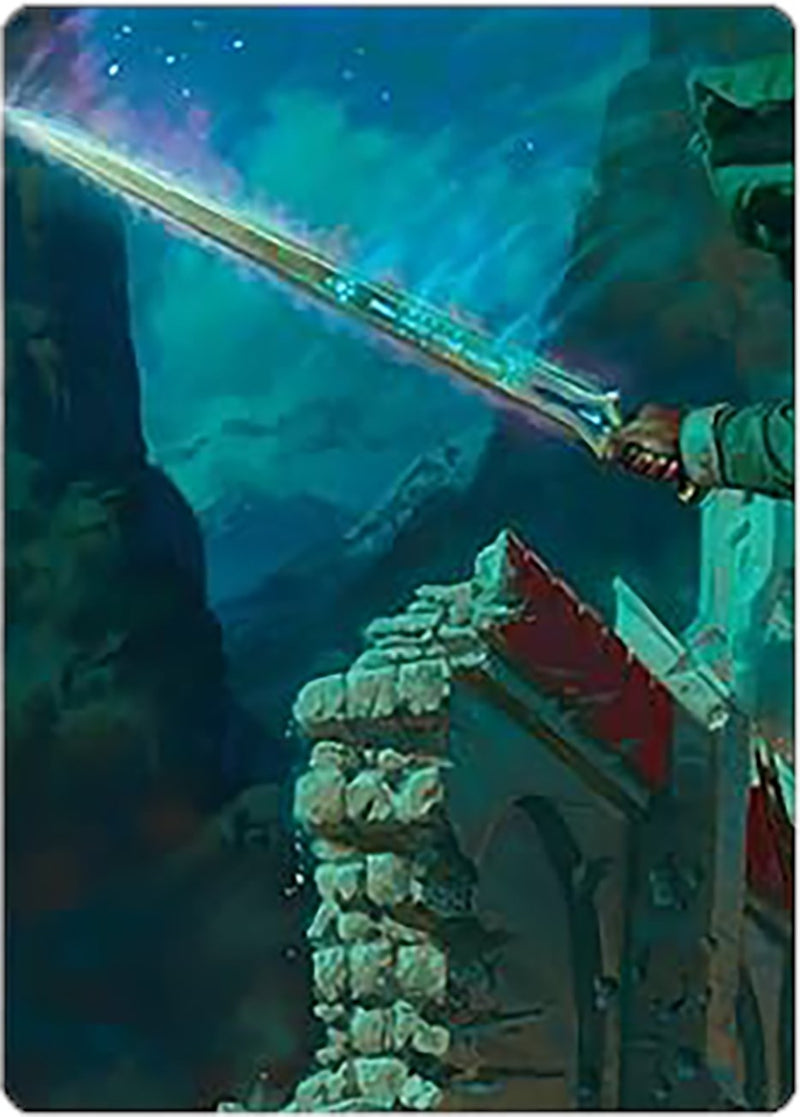 Anduril, Narsil Reforged Art Card (1) (Art Series: Universes Beyond: The Lord of the Rings: Tales of Middle-earth)