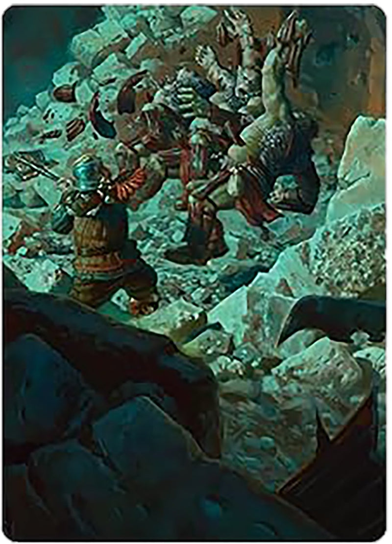 Gimli's Reckless Might Art Card (4) (Art Series: Universes Beyond: The Lord of the Rings: Tales of Middle-earth)