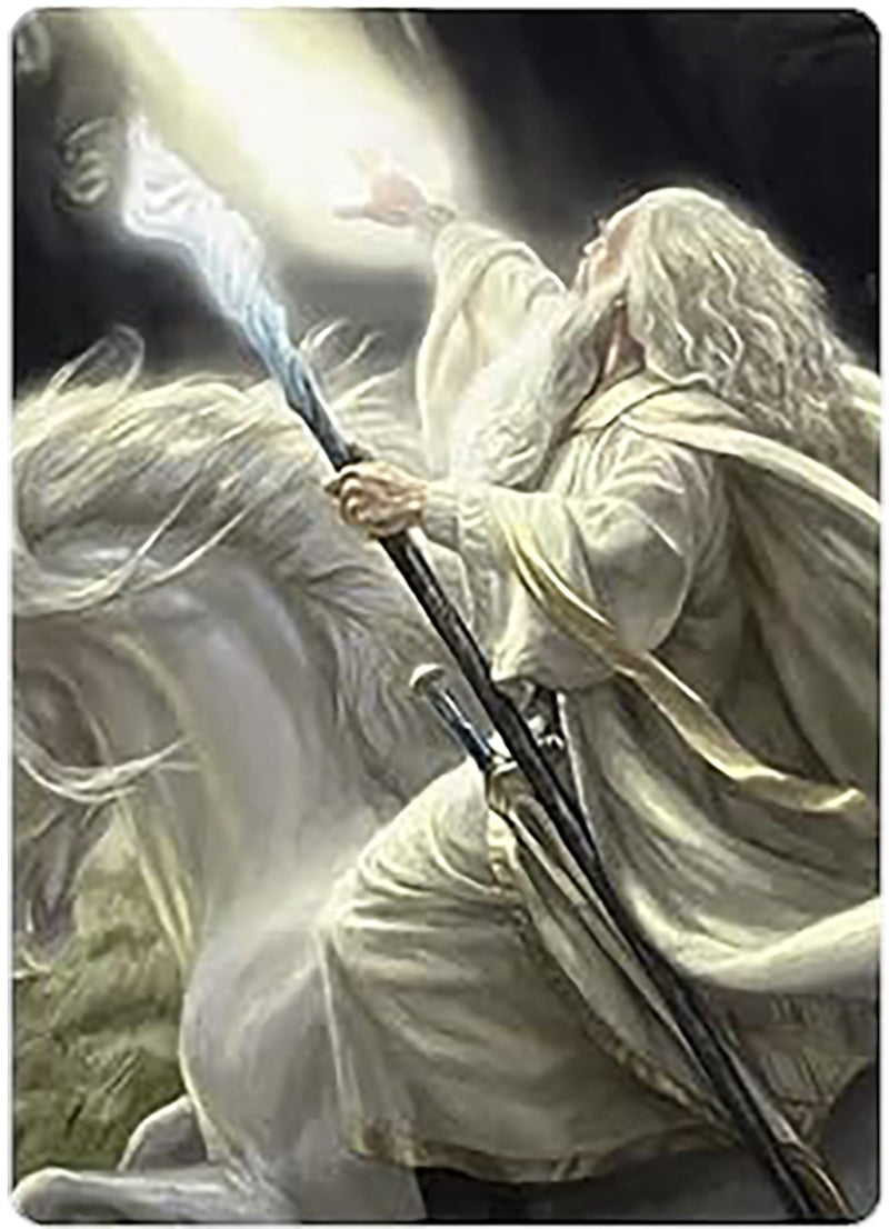Gandalf of the Secret Fire Art Card (17) (Art Series: Universes Beyond: The Lord of the Rings: Tales of Middle-earth)