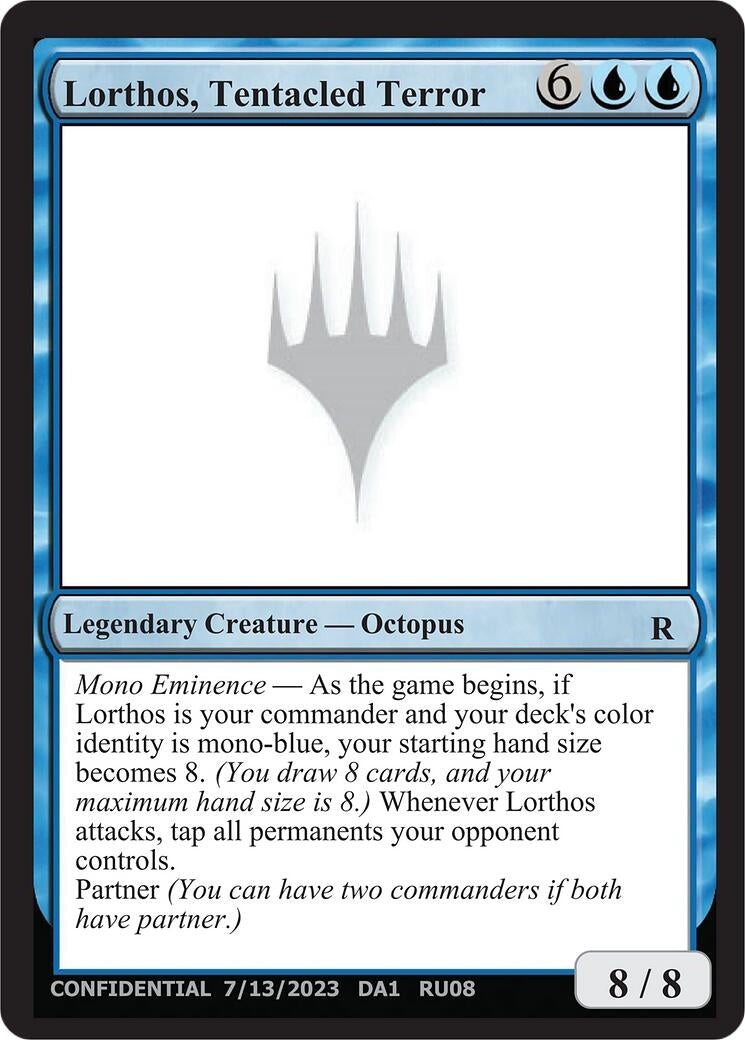 Lorthos, Tentacled Terror (Un-Known Event Playtest Cards)