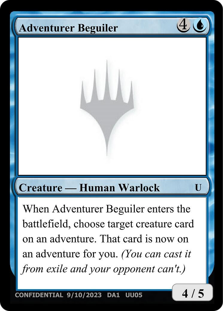 Adventurer Beguiler (Un-Known Event Playtest Cards)