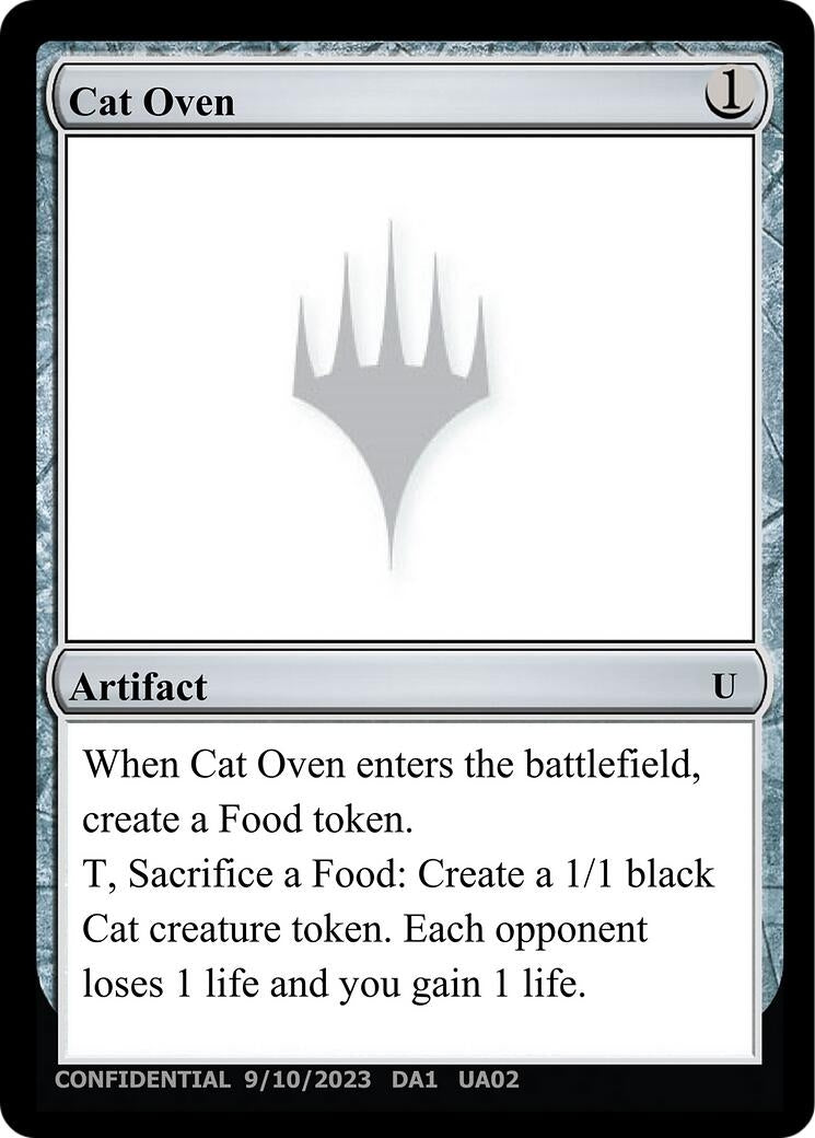Cat Oven (Un-Known Event Playtest Cards)