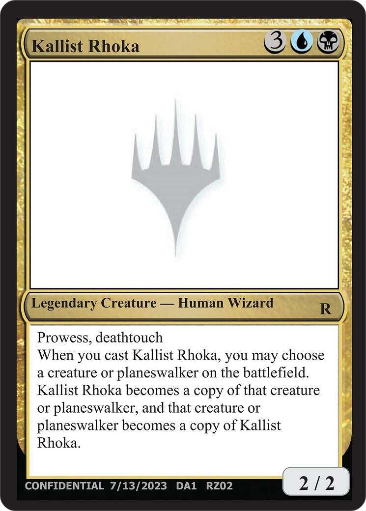Kallist Rhoka (Un-Known Event Playtest Cards)