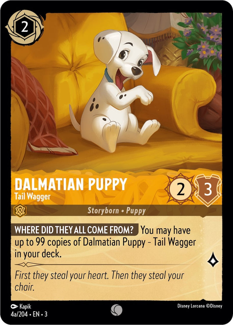 Dalmatian Puppy - Tail Wagger (4a/204) (4a/204) (Into the Inklands)