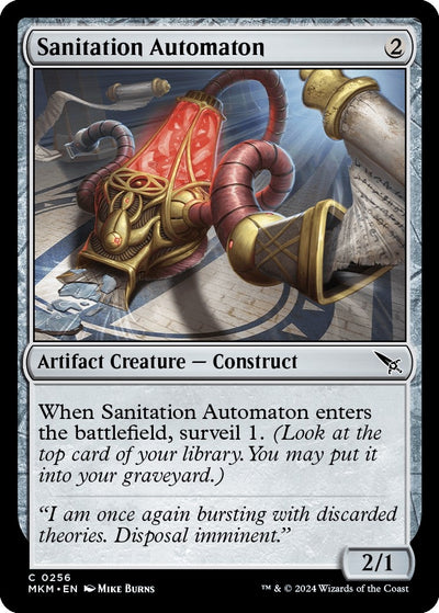 Sanitation Automaton (256) (Murders at Karlov Manor)