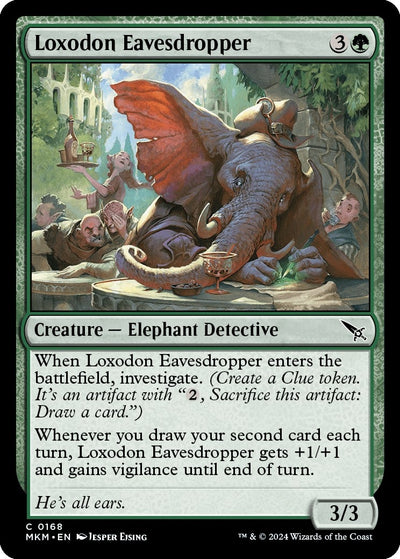 Loxodon Eavesdropper (168) (Murders at Karlov Manor)