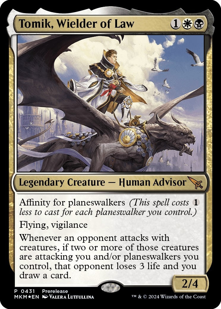 Tomik, Wielder of Law (431) (Prerelease Cards)