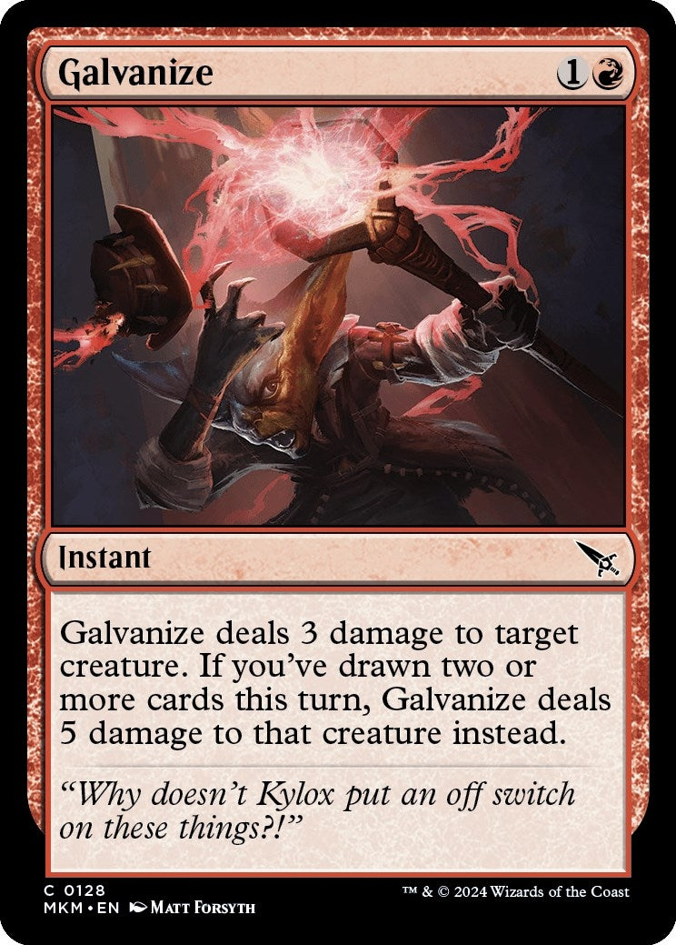 Galvanize (128) (Murders at Karlov Manor) (MKM)