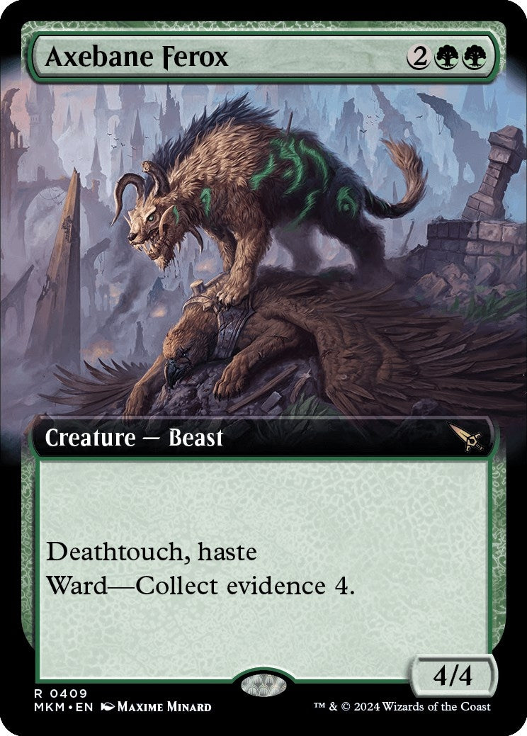 Axebane Ferox (Extended Art) (409) (Murders at Karlov Manor)