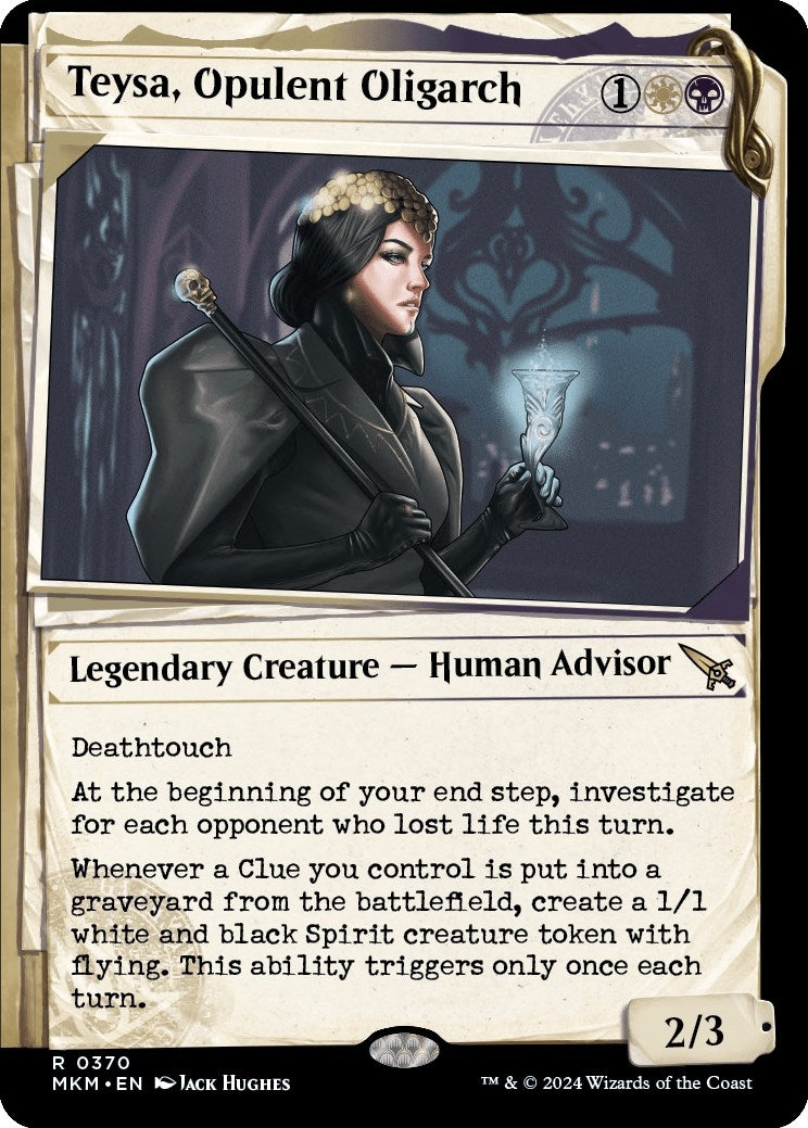 Teysa, Opulent Oligarch (Showcase) (0370) (370) (Murders at Karlov Manor)