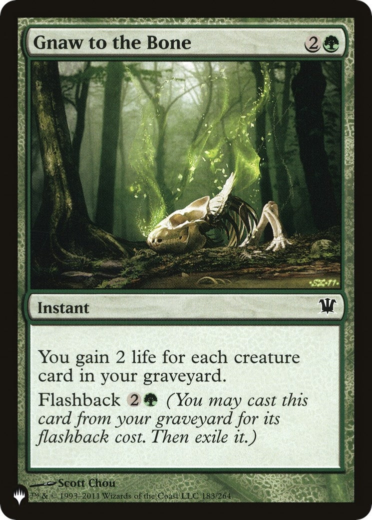 Gnaw to the Bone (183/264) (The List Reprints)