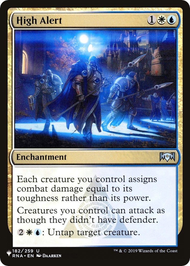 High Alert (182/259) (The List Reprints)