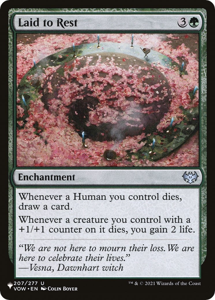 Laid to Rest (207/277) (The List Reprints)